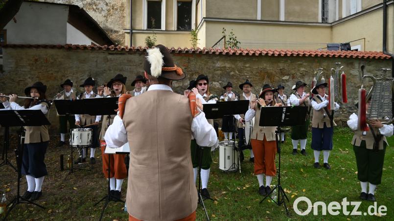 Bei der &quot;Luftklangmeile&quot; wird traditionell in der historischen Altstadt von Amberg aufgespielt. Bild: Ina Bogner/exb