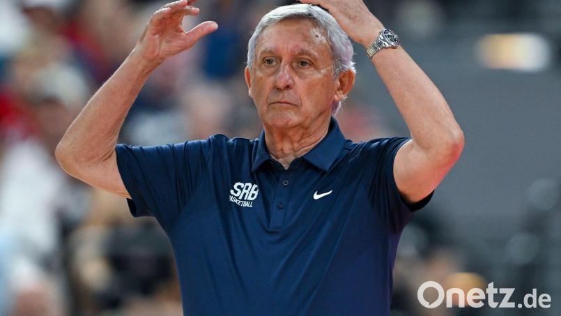 Nach dem EM-Aus: Trainerlegende Svetislav Pesic hört auf. Bild: Sven Hoppe/dpa
