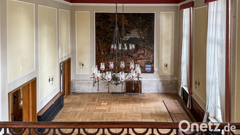 Das ehemalige Offizierscasino in der Leopoldkaserne in Amberg soll als erstes Objekt auf dem Areal für die Öffentlichkeit zugänglich gemacht werden. Bild: Petra Hartl