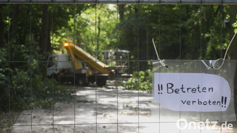 Der Freizeitpark Höllohe ist wegen Aufräumarbeiten nach einem Unwetter geschlossen. Bild: Hirsch