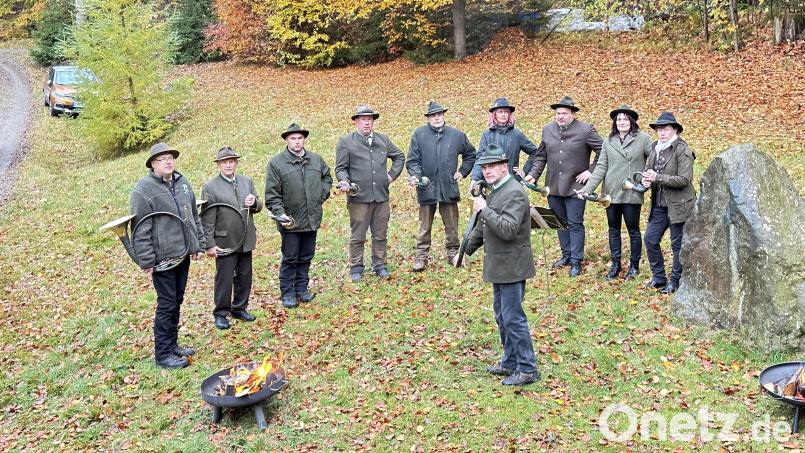 Die Jagdhornbläser umrahmen die jagdlichen Veranstaltungen und setzen Signale bei der Jagd. Bild: Alexander Flierl