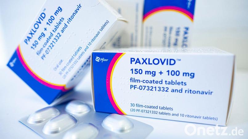 Die Bundesregierung schaffte Paxlovid im großen Stil an (Archivbild). Bild: Fabian Sommer/dpa