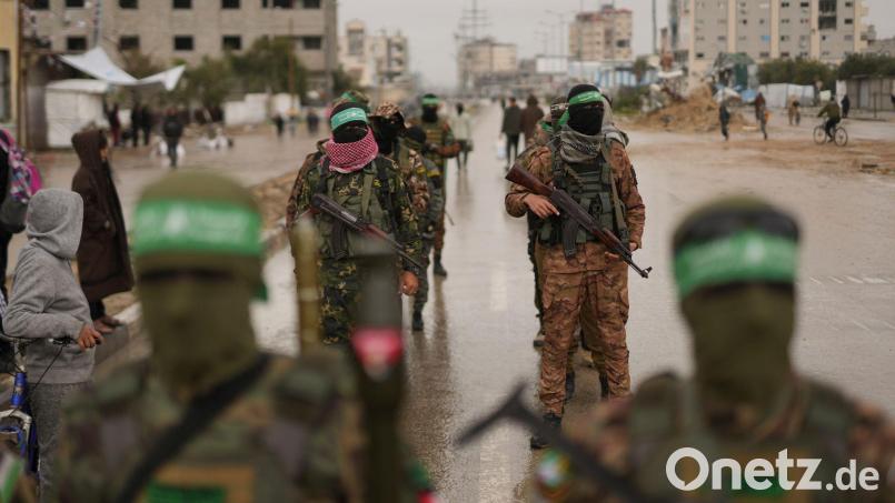 Die Hamas drohte Israels Armee angesichts der kürzlich begonnen Bodenoffensive in der Stadt Gaza mit Tausenden Hinterhalten. (Archivbild) Bild: Abdel Kareem Hana/AP/dpa