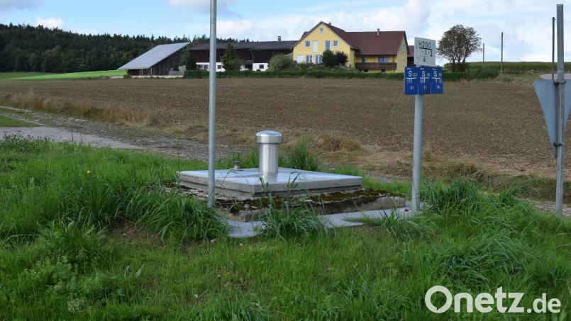 Westlich der Ortschaft Dürnersdorf liegt die Trinkwasserübergabestelle des Zweckverbandes zur Wasserversorgung der Pretzabrucker Gruppe an die Gemeinde Guteneck. Ein Wasserliefervertrag gibt die Regularien vor. Bild: bnr