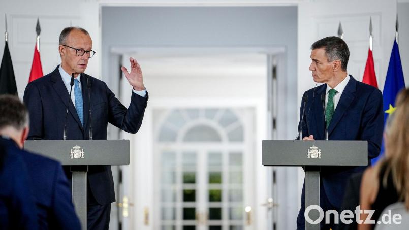 Die Bundesregierung will sich bis zum EU-Gipfel Anfang Oktober zu dem Vorstoß von von der Leyen für Sanktionen gegen Israel positionieren. Bild: Kay Nietfeld/dpa