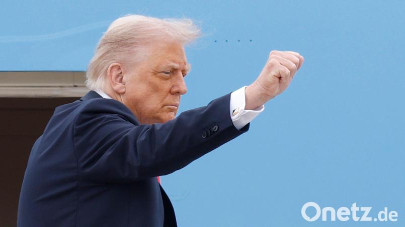 Trump will die Antifa-Bewegung als Terrororganisation einstufen. Bild: Luis M. Alvarez/FR596 AP/AP/dpa