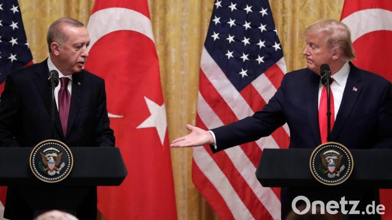 Trump hatte Erdogan bereits in seiner ersten Amtszeit im Weißen Haus empfangen. (Archivbild) Bild: Evan Vucci/AP/dpa