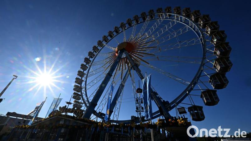 Am Samstag startet die Wiesn - voraussichtlich bei Kaiserwetter. Bild: Felix Hörhager/dpa