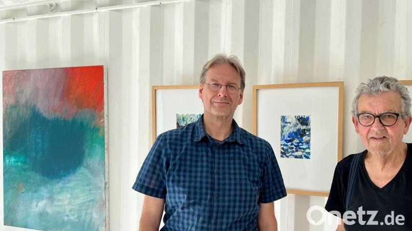 Peter Maschek stellt unter dem Titel &quot;Bis hierher oder weiter …?&quot; in der Kunsthalle in Pertolzhofen aus. Bild: Christa Schauer
