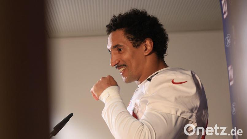 Jakob Johnson gehört wieder dem aktiven Kader der Texans an. Bild: Karl-Josef Hildenbrand/dpa
