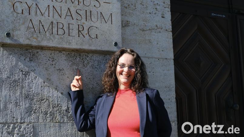 Am Erasmus-Gymnasium Amberg ist Daniela von der Weien die neue Chefin. Bild: gsp