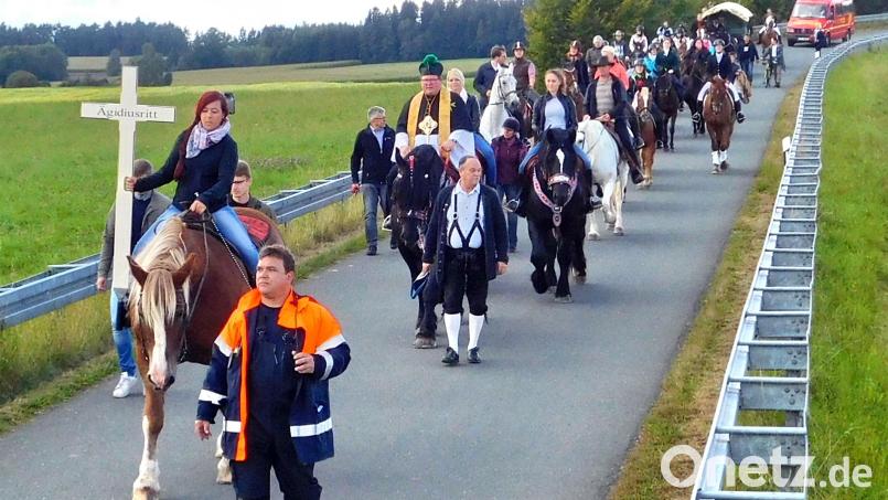 Die Pferdewallfahrt erfreut sich jedes Jahr großer Beliebtheit bei Teilnehmern und Zuschauern. Der diesjährige Ägidius-Ritt findet am 28. September statt. Bild: Wolfgang Hübner