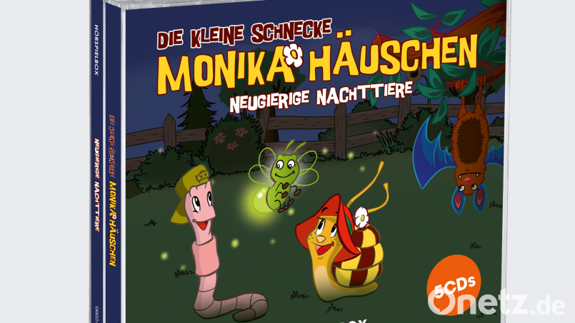 Die Hörspielbox &quot;Neugierige Nachttiere&quot; bietet Unterhaltung in fünf CDs. Bild: Karussell