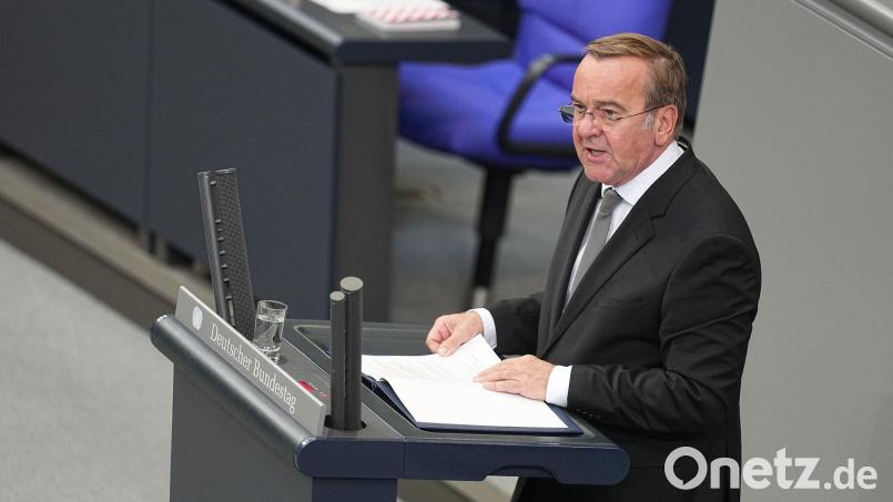 „Putin will uns, Putin will die Nato-Mitgliedstaaten provozieren“, sagt Boris Pistorius. Bild: Michael Kappeler/dpa