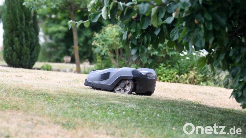 Zwei Kinder haben einen Mähroboter in Teublitz mit Steinen beworfen. Symbolbild: Gabriele Schönberger