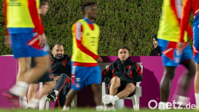 Marco Neppe war zehn Jahre für den FC Bayern aktiv - hier etwa beim Wintertrainingslager 2023 in Doha. (Archivfoto) Bild: Peter Kneffel/dpa