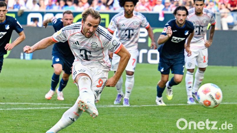 Bayern-Torjäger Harry Kane ist American-Football-Fan - Kickt er irgendwann sogar selbst den Ball in der NFL? Bild: Uwe Anspach/dpa