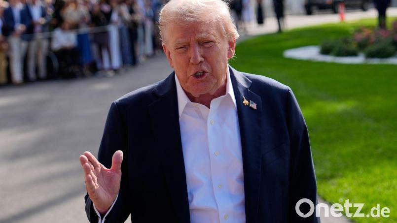 Trump und die Demokraten beschuldigen sich gegenseitig, für einen möglichen baldigen „Shutdown“ verantwortlich zu sein. Bild: Julia Demaree Nikhinson/AP/dpa