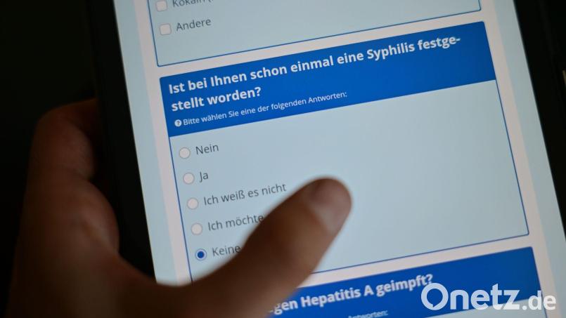 Die Zahl der Syphilis-Infektionen ist von 2023 auf 2024 um 3,9 Prozent gestiegen. (Symbolbild) Bild: Sebastian Gollnow/dpa