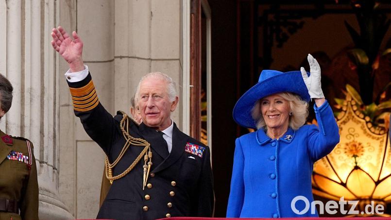 König Charles III. und Königin Camilla reisen in den Vatikan. (Archivbild) Bild: Aaron Chown/PA Wire/dpa