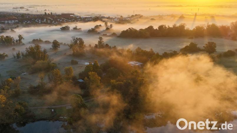Nebel ist typisch für den Herbst. (Symbolbild) Bild: Peter Gercke/zb Regio/dpa