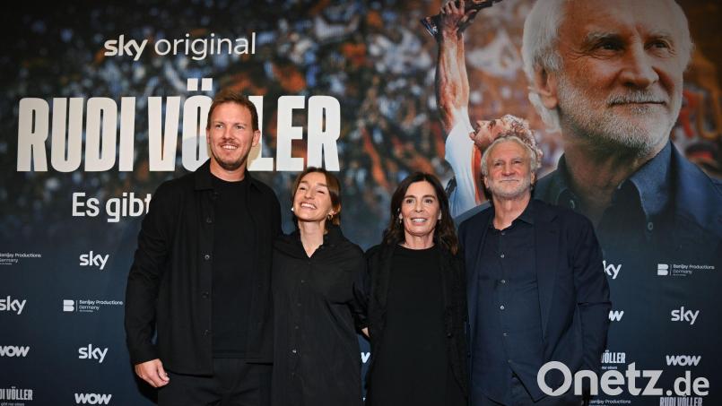 Julian Nagelsmann bei Völlers Filmpremiere. Bild: Arne Dedert/dpa