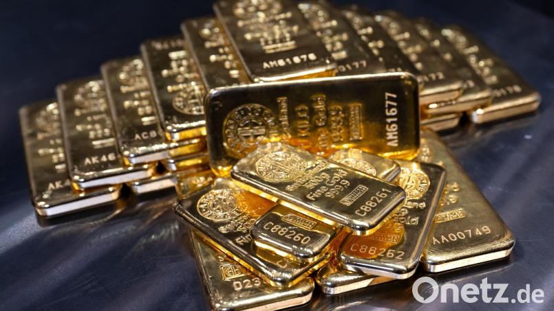 Gold glänzt - auch in den Anlegerdepots. (Archivbild) Bild: Sven Hoppe/dpa