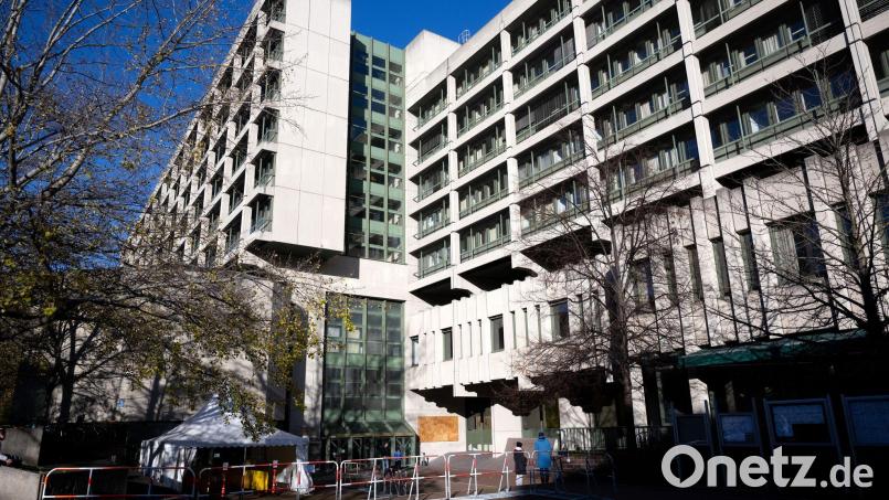 Der „Reichsbürger“-Prozess vor dem Oberlandesgericht in München findet im Strafjustizzentrum statt. (Archivbild) Bild: Sven Hoppe/dpa