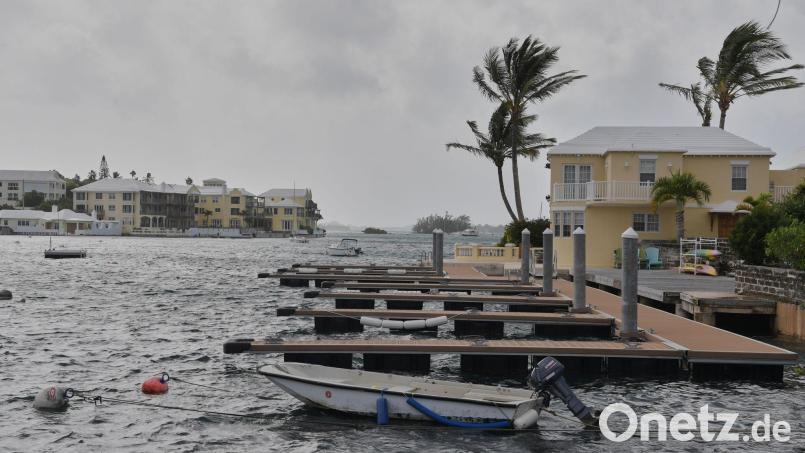 Hurrikan „Imelda“ hat die Inselgruppe Bermuda im Nordatlantik erreicht. Bild: Anthony Wade/AP/dpa