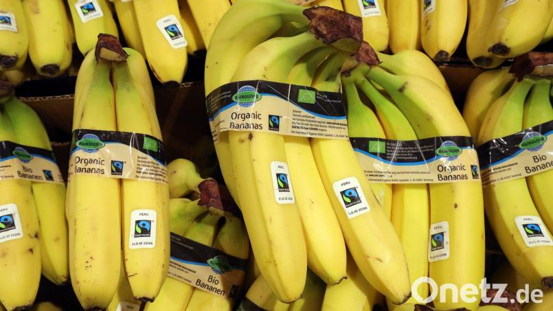 Bei Bananen ist die Nachfrage zuletzt besonders rasant gestiegen. Bild: Wolfgang Kumm/dpa