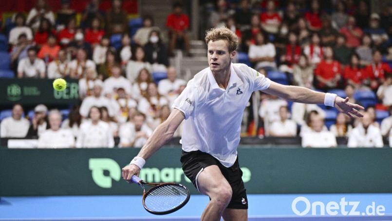 Der deutsche Tennisprofi Yannick Hanfmann. (Archiv) Bild: --/kyodo/dpa