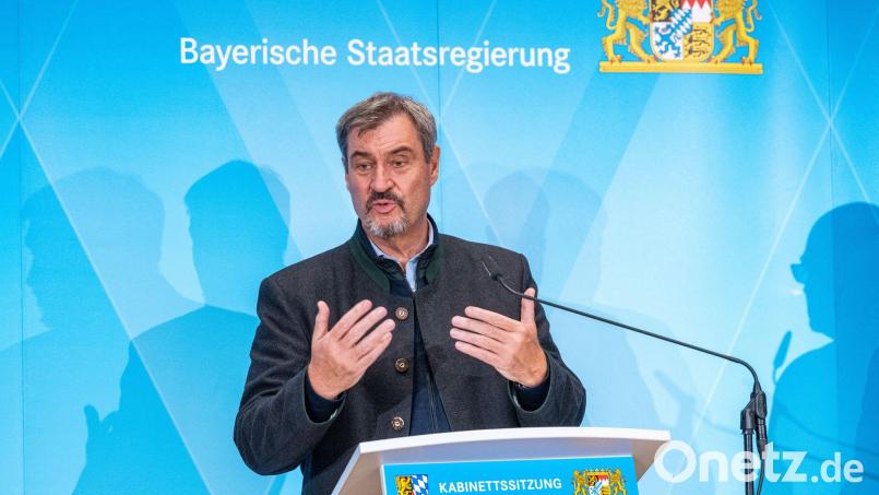 Nach der Sichtung von Drohnen über dem Münchner Flughafen will Bayerns Ministerpräsident Markus Söder (CSU) mehr Rechte für die Polizei des Landes (Archivbild). Bild: Armin Weigel/dpa