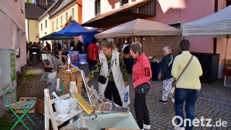 Diesmal gab es sogar in der Schloßgasse zahlreiche Aussteller. Bild: hdk