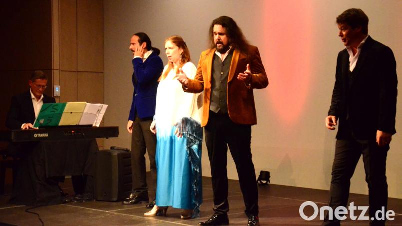 Die Gesangsformation &quot;Die Jungen Tenöre&quot; überzeugte das Publikum bei dem Konzert in der Max-Reger-Halle. Bild: Kunz