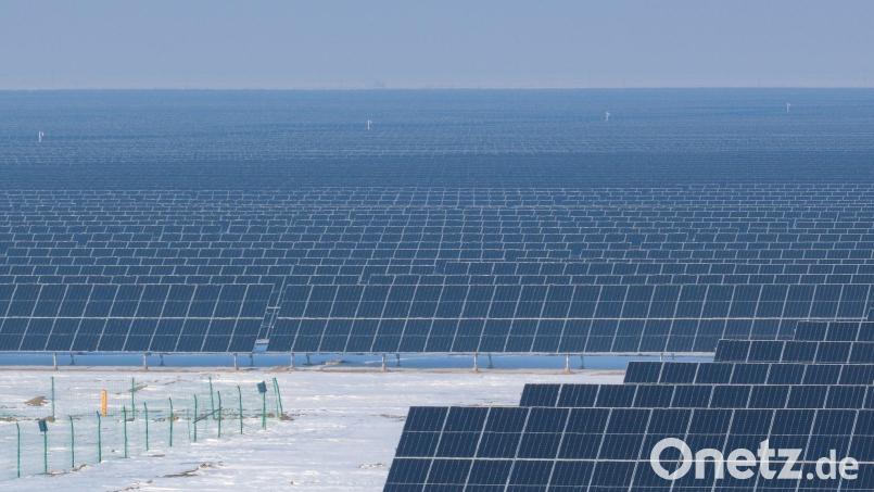 China war laut einer Studie der Denkfabrik Ember im ersten Halbjahr 2025 für 55 Prozent des weltweiten Solarwachstums verantwortlich. Bild: Zhang Cheng/Xinhua/dpa