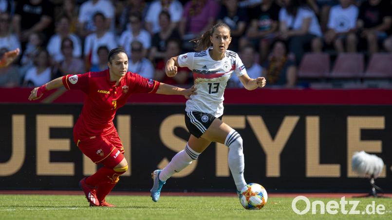 Lange ein wichtiger Baustein im deutschen Mittelfeld: Sara Däbritz beendet nach 111 Länderspielen ihre Karriere im DFB-Trikot. Bild: David Inderlied/dpa