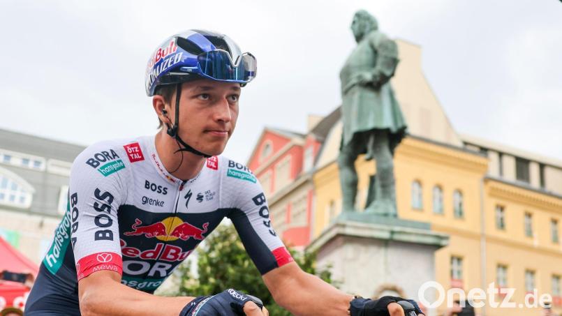 Beendet die Saison vorzeitig: Deutschlands Rad-Hoffnungsträger Florian Lipowitz. (Archivbild) Bild: Jan Woitas/dpa