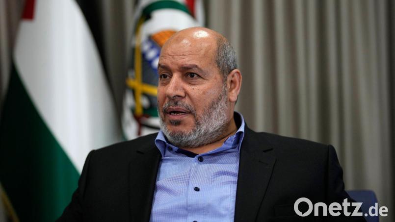 Chalil al-Haja, der Leiter der Hamas-Verhandlungsdelegation (Archivbild) Bild: Khalil Hamra/AP/dpa