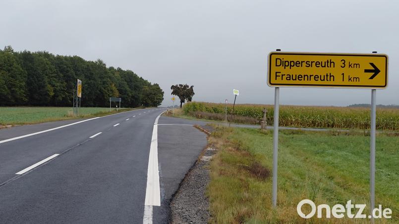 Erneut forderte der Marktrat Mähring eine Geschwindigkeitsbegrenzung in diesem Bereich der Staatsstraße 2167, der Abzweigung nach Frauenreuth. Bild: kro