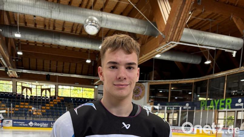 Felix Krüger (18) kommt per Förderlizenz aus Dresden zu den Blue Devils Weiden. Bild: Blue Devils Weiden
