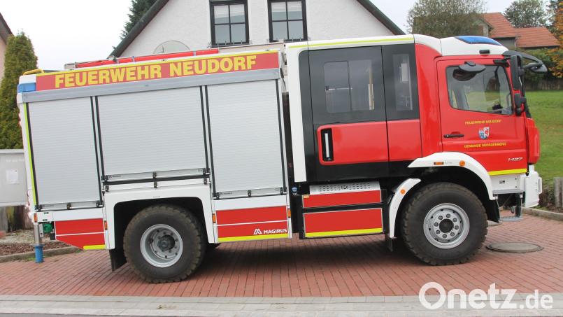 Erst kürzlich ist dieses Einsatzfahrzeug der Feuerwehr Neudorf in Betrieb genommen worden. Da ist ein Einsatz entsprechend teuer. Bild: pi