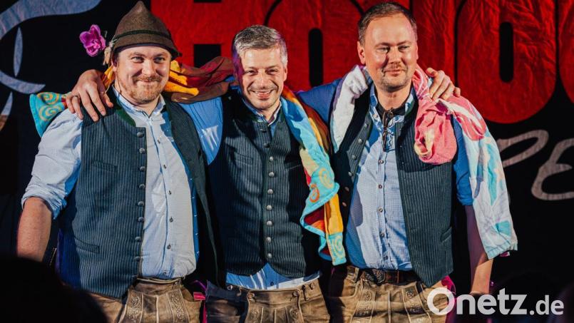 Wohl nicht zum letzten Mal im TV sind Alexander Thurn, Thomas Walter und Benjamin Roder, bekannt als der Horrido-Express, zu sehen. Bild: edo