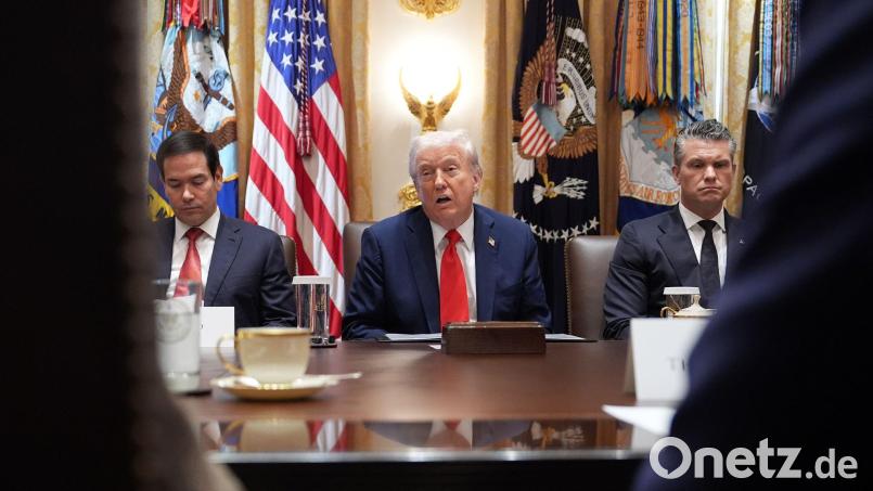 Trump sagt, man müsse den Demokraten „einen kleinen Vorgeschmack ihrer eigenen Medizin geben“. Bild: Evan Vucci/AP/dpa