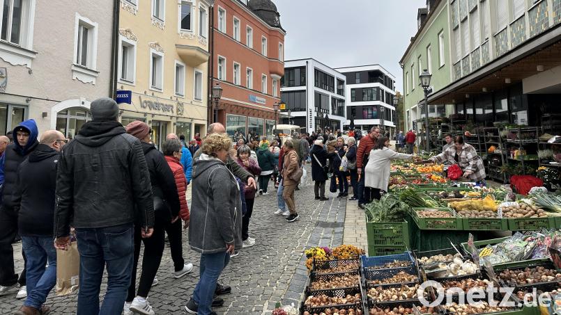 So sah es in der Vergangenheit aus beim Herbstmarkt in Marktredwitz. Bild: Claudia Hiergeist, Stadt Marktredwitz