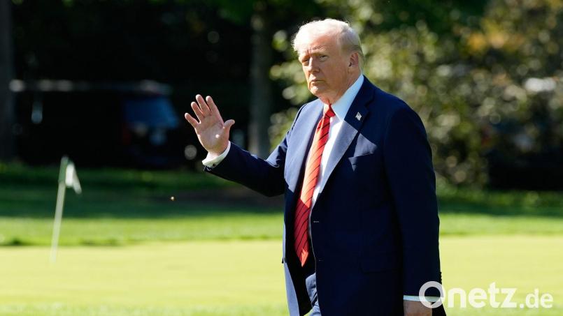 Trump kündigt zusätzliche Zölle für China in Höhe von 100 Prozent an. Bild: Alex Brandon/AP/dpa