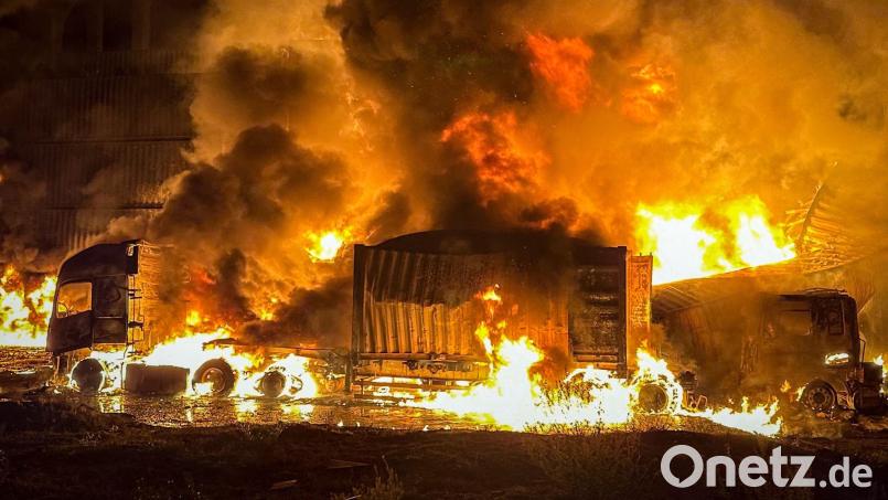 Russland verübt im Gebiet Odessa immer wieder Drohnenschläge gegen die Energieinfrastruktur. (Archiv) Bild: Uncredited/Ukrainian Emergency Service/AP/dpa
