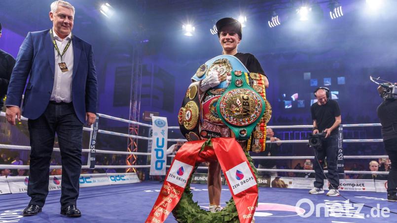 Tina Rupprecht wird Mama und beendet ihre Box-Karriere. (Archivbild) Bild: Andreas Gora/dpa