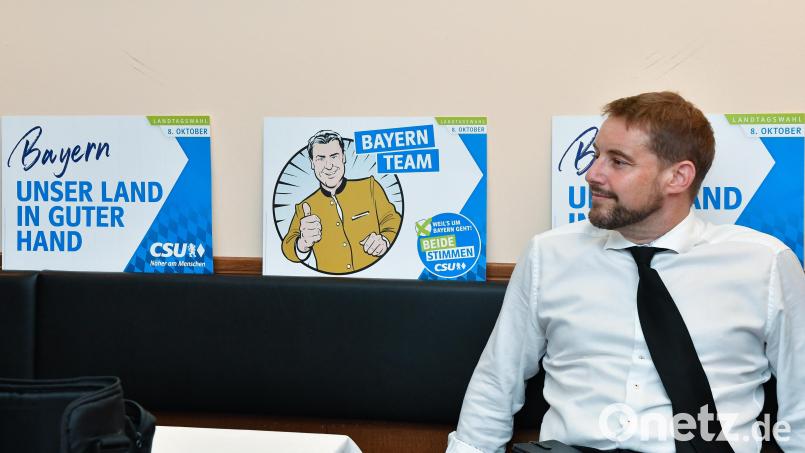 Matthias Schöberl rückt zur Seite. Der CSU-Fraktionschef im Amberger Stadtrat, tritt 2026 nicht mehr für den Stadtrat an. Archivbild: Petra Hartl