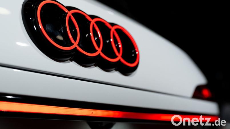 Die vier Audi-Ringe. (Symbolbild) Bild: Sven Hoppe/dpa