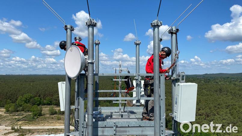 Vodafone will 5G-Antennentechnik von Huawei durch OpenRAN ersetzen. Bild: Christoph Dernbach/dpa